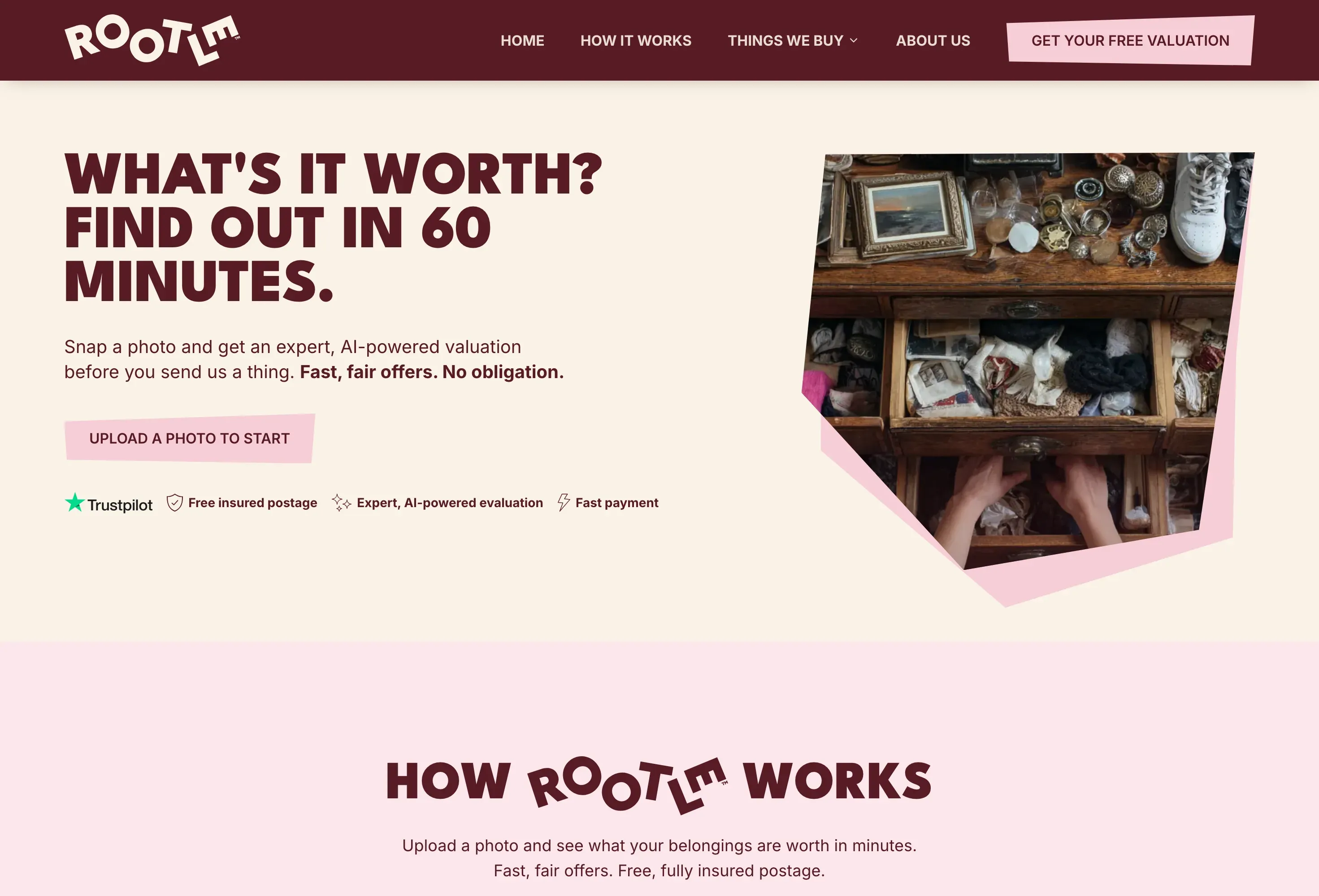Rootle website