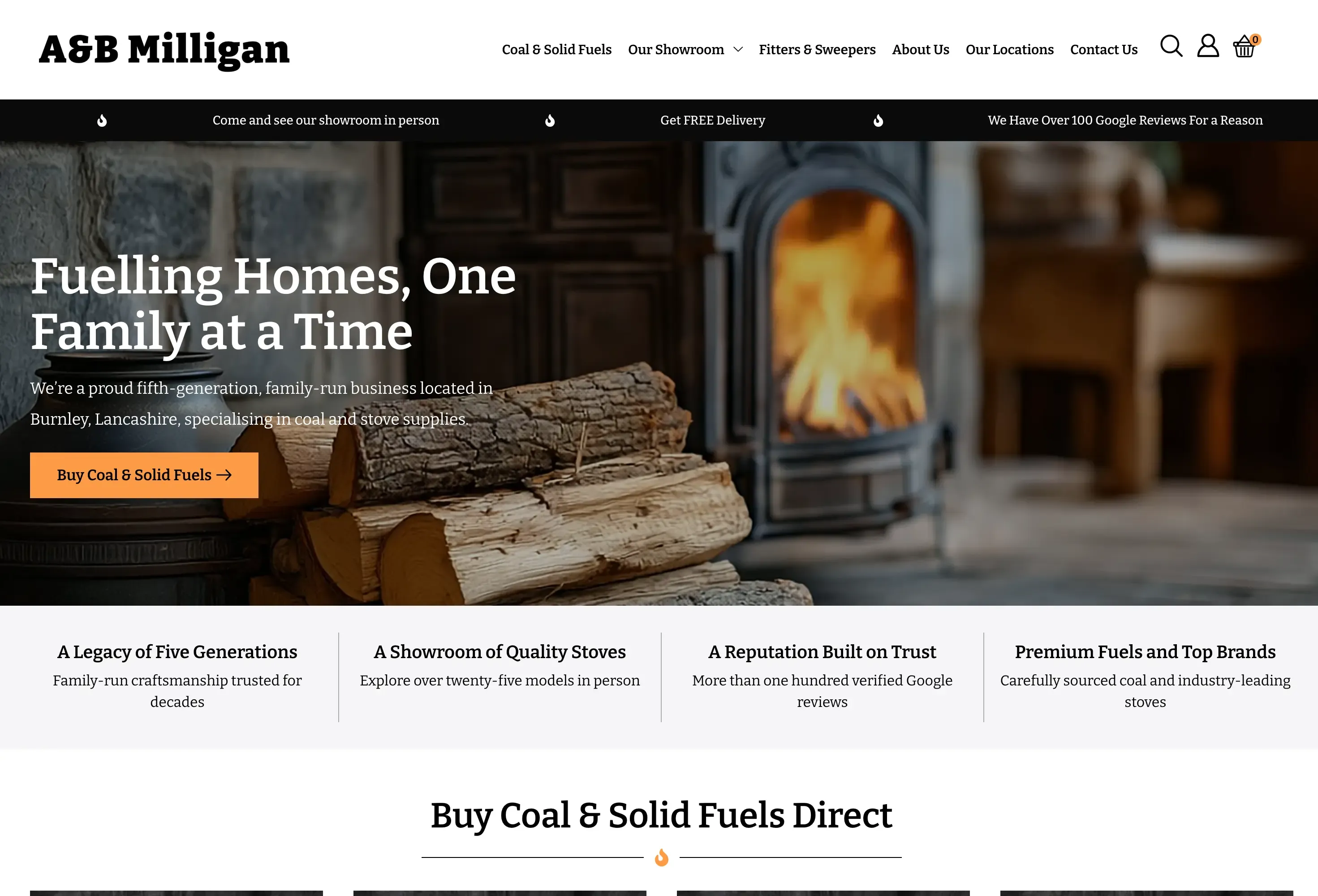 A&B Milligan website